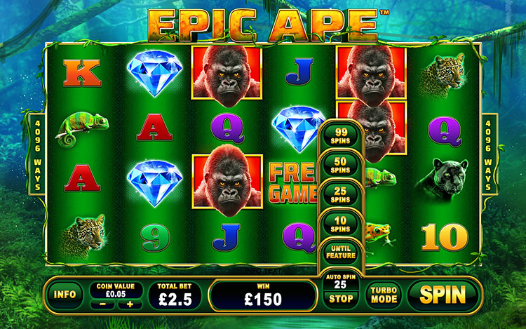 Epic Ape Slots MegaCasino