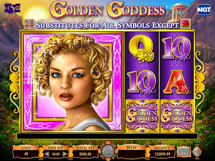 Golden Goddess Slots MegaCasino
