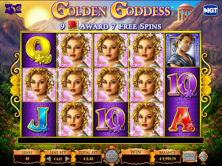Golden Goddess Slots MegaCasino