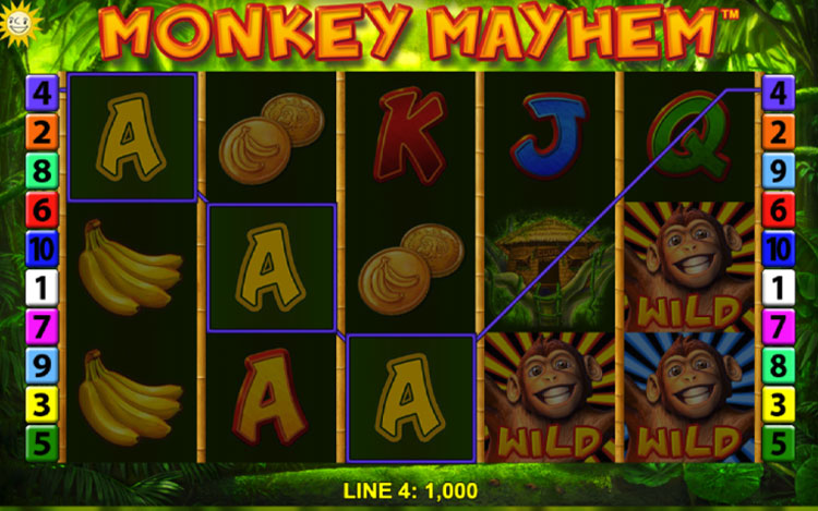 Monkey Mayhem Slots MegaCasino